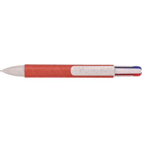Recycled carton four-colour ballpen