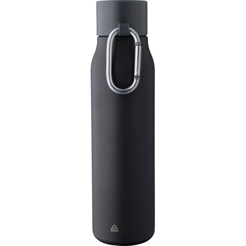 Recycled stainless steel double walled bottle (600 ml)