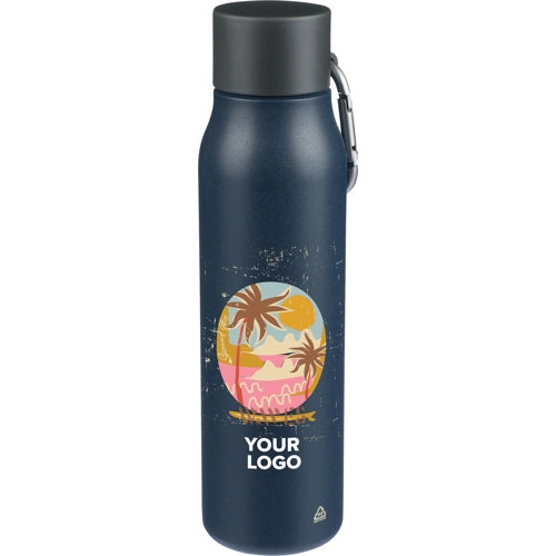 Recycled stainless steel double walled bottle (600 ml)