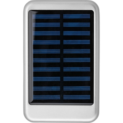 Aluminium solar power bank (4000 mAh)