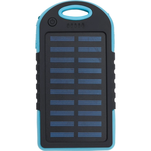 Rubberised solar power bank (4000 mAh)