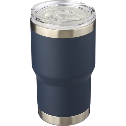 Recycled double walled travel mug with ceramic interior (350ml)