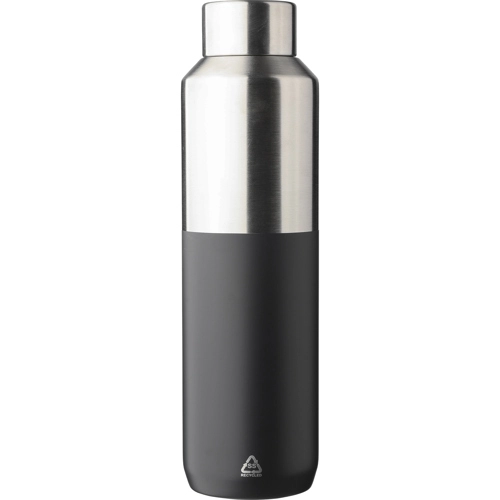 Recycled stainless steel double walled bottle (600ml)