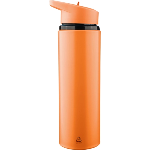 Recycled stainless steel single walled bottle (500ml)