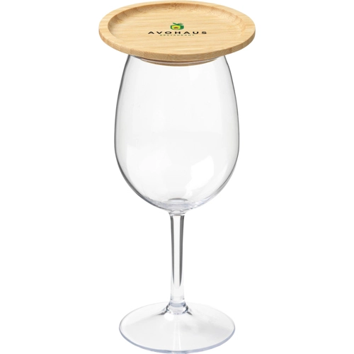 Wooosh bamboo wine glass topper