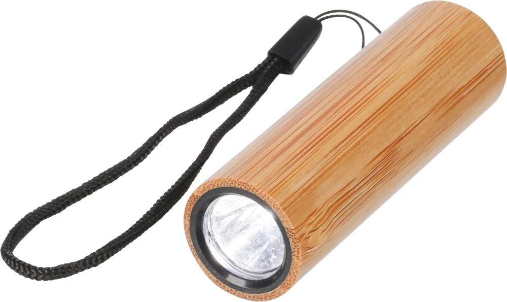 Bamboo rechargeable flash light