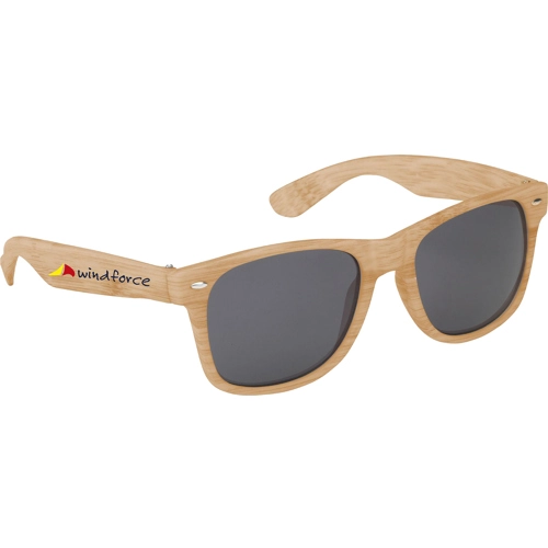 Bamboo look sunglasses