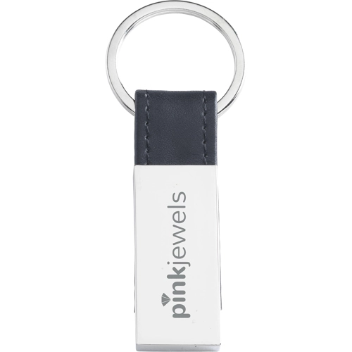 Metal and PU keyring