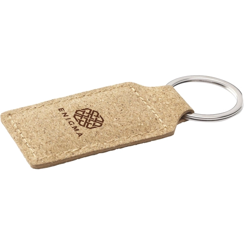 Cork keyring