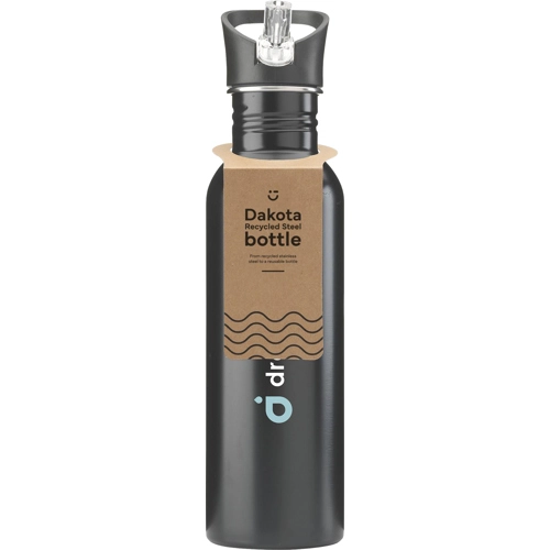 Recycled steel single walled bottle (750 ml)
