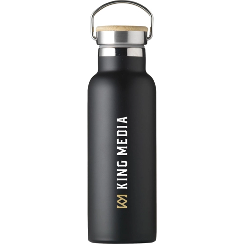 Recycled stainless steel double walled bottle (500ml)