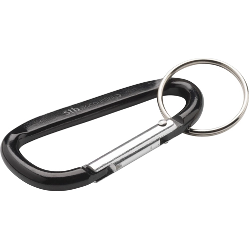 Recycled aluminium carabiner