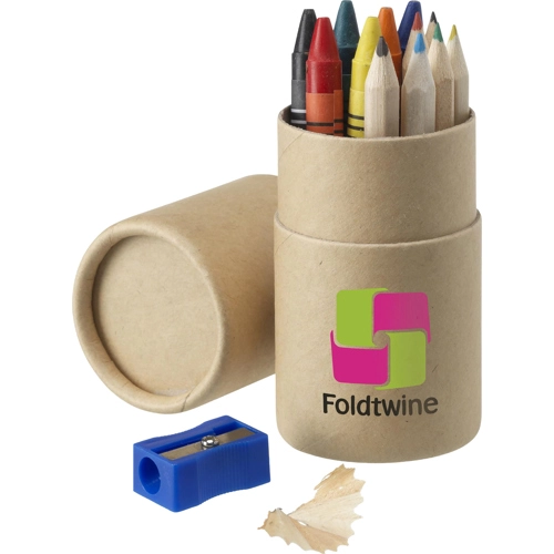 Pencil and crayon set