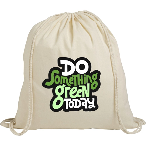 Cotton drawstring bag (100 gsm/2.95oz)