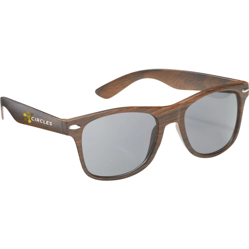 Wood effect sunglasses