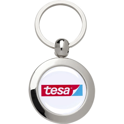 Round steel key ring