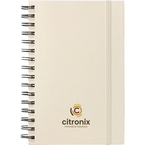 Sugarcane spiral notebook (approx. A5) 