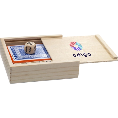 Dice and card game