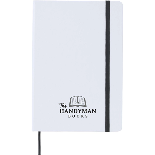 White cover notebook (approx A5)