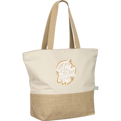 Organic cotton beach bag (320 gsm/9.4oz)