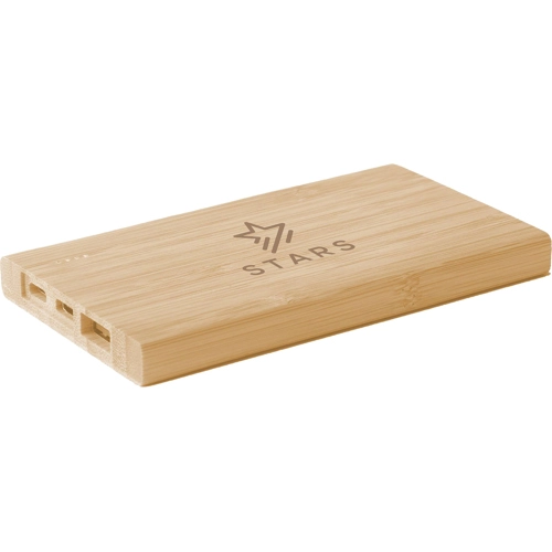 Bamboo power bank (4,000 mAh) 