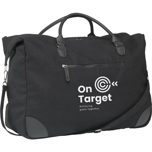 Recycled canvas travel bag