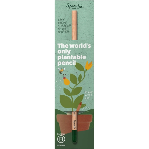 Sproutworld pencil with card