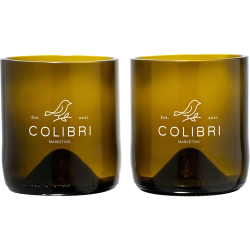 Rebottled® 2-pack drinking glasses