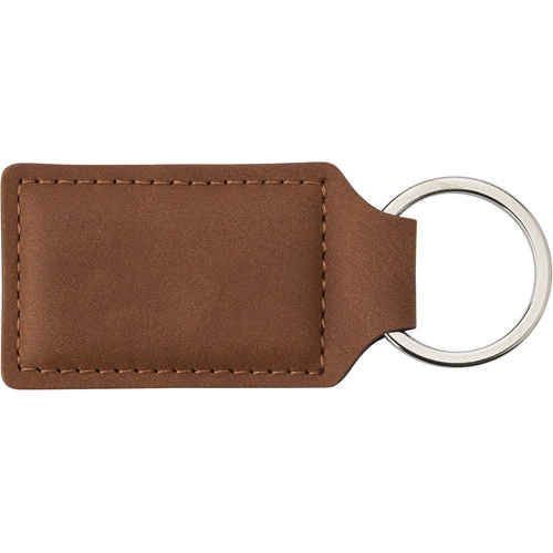 Oblong PU keyring