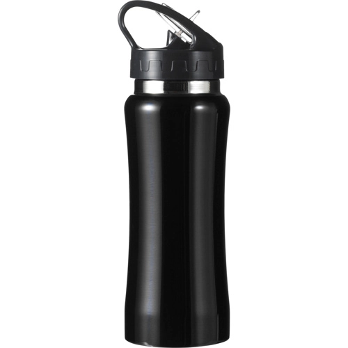 Stainless steel single walled drinking bottle (600ml)