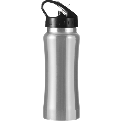 Stainless steel single walled drinking bottle (600ml)