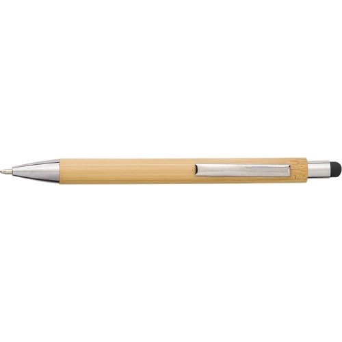 Bamboo and plastic ballpen