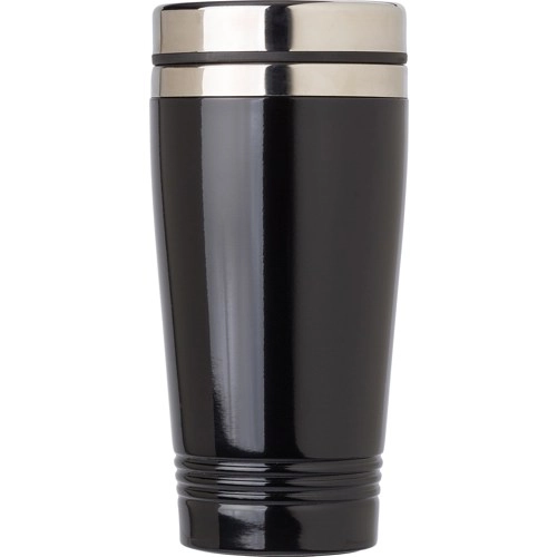 Stainless steel double walled drinking mug (450ml)