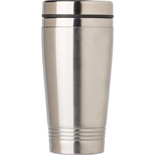 Stainless steel double walled drinking mug (450ml)