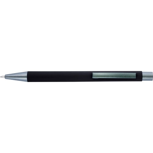 Ballpen with rubber finish