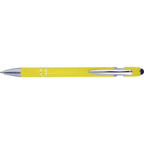 Ballpen with rubber finish