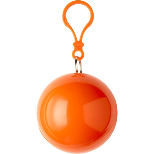 Poncho in a plastic ball