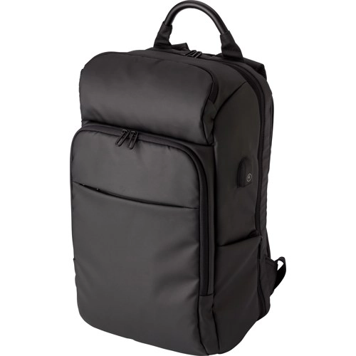 Backpack with laptop pocket and USB port