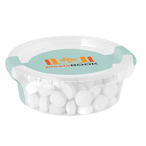 Small eco sweet tub with dextrose mints