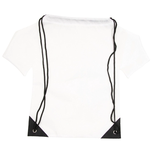 Nylon t-shirt drawstring bag
