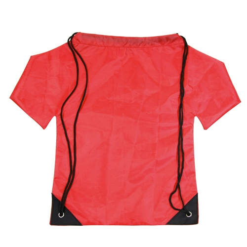 Nylon t-shirt drawstring bag