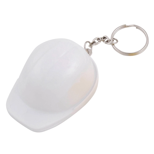 Hard hat bottle opener and keyring