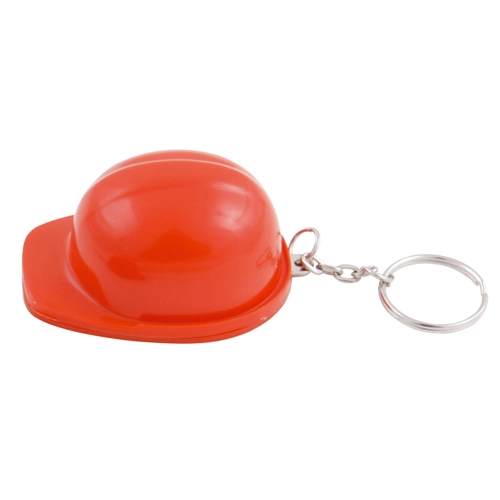 Hard hat bottle opener and keyring