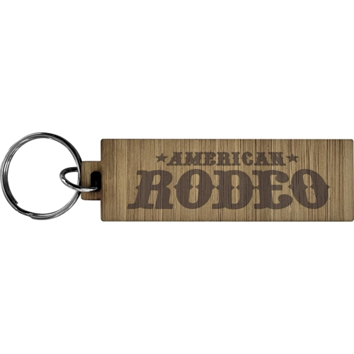 Bamboo keyring (Rectangle - Long)