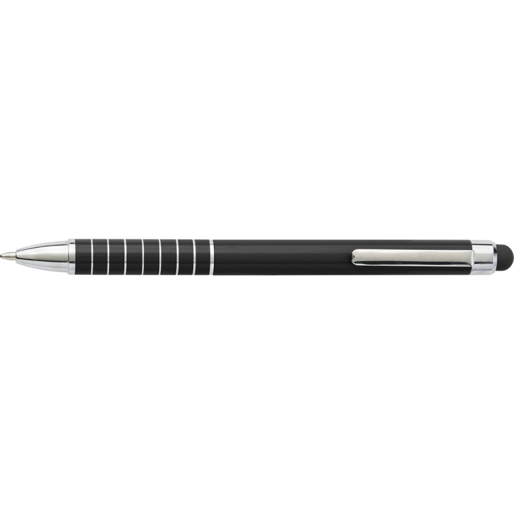 Aluminium ballpen with stylus