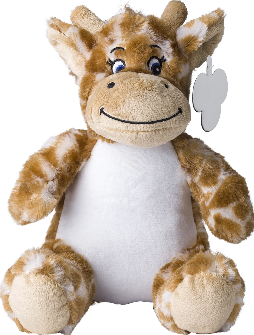 Plush giraffe, suitable for direct digital print 