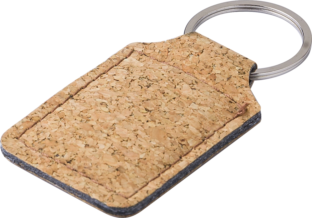 Cork keyring