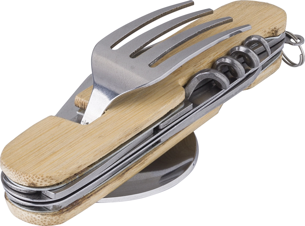 Bamboo cutlery set