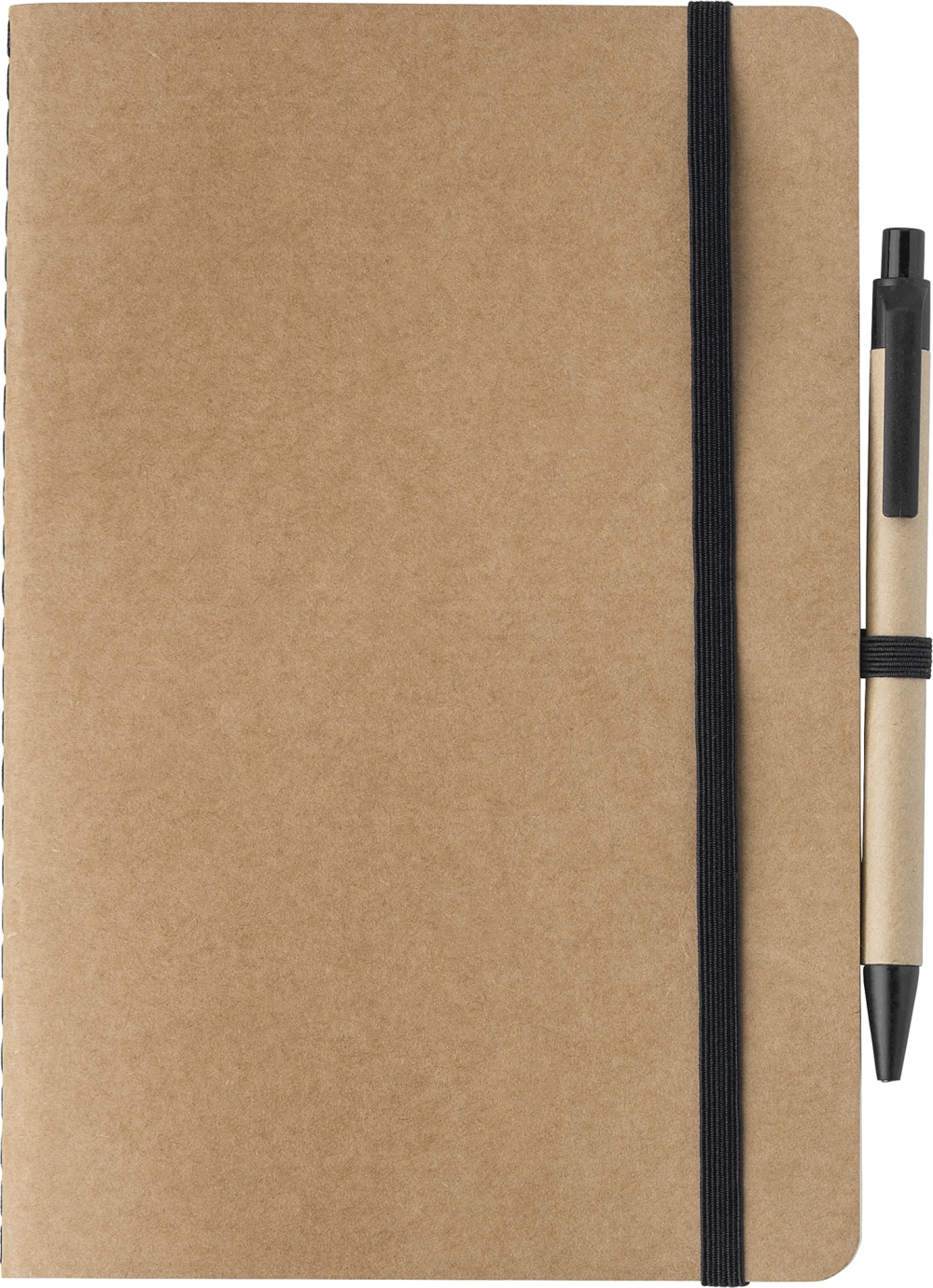 Recycled carton notebook with blank pages (approx A5) 