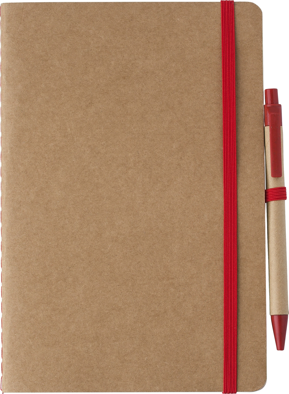 Recycled carton notebook with blank pages (approx A5) 